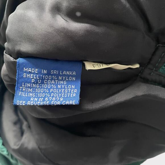 Vintage 90s Starter Proline Eagles Jacket Half Zip Pullover Large L Hood Pouch - Picture 12 of 14